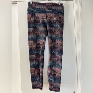 Fabletics Multicolor Zigzag Leggings